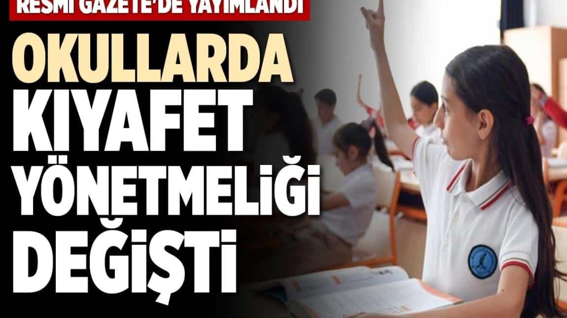 2025-2026 Eğitim Öğretim Yılı Okul Kıyafeti 